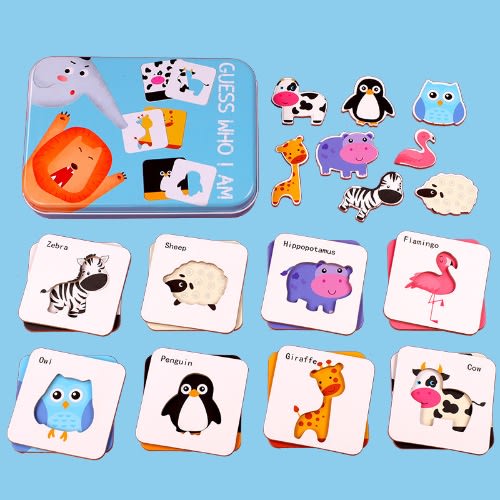 Kids Matching Puzzle Flashcards