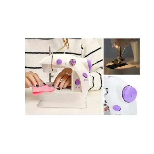 Mini Sewing Machine With Foot Pedal - Electric & Battery Operated.