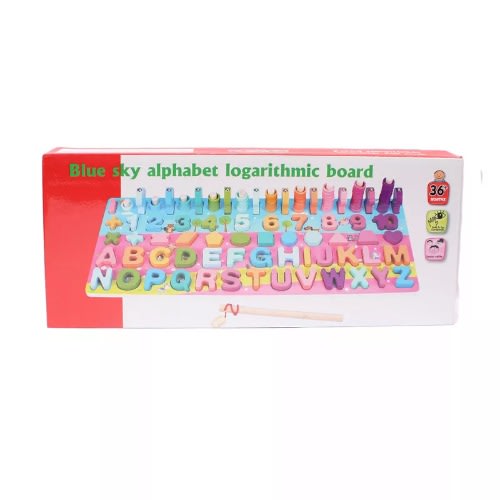 Wooden Teaching Logarithmic Board Puzzle