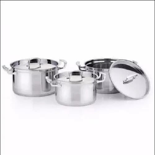 Aluminum Cookware Pot Set- 3pcs