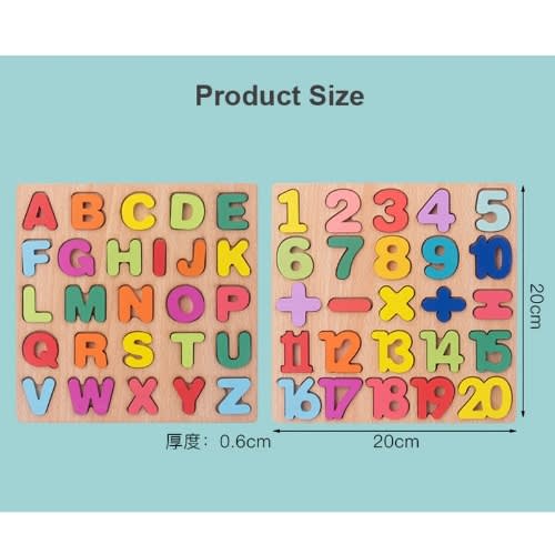New Wooden Number Puzzle Kids Toy