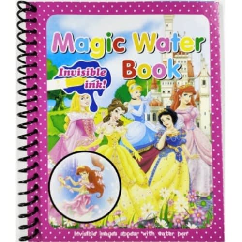 Set of Colored Drawing Book With Magic Pen - 12pcs