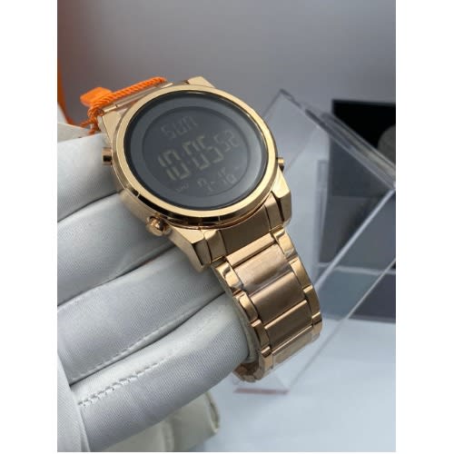 Men's Digital Wristwatch-14- Rose Gold