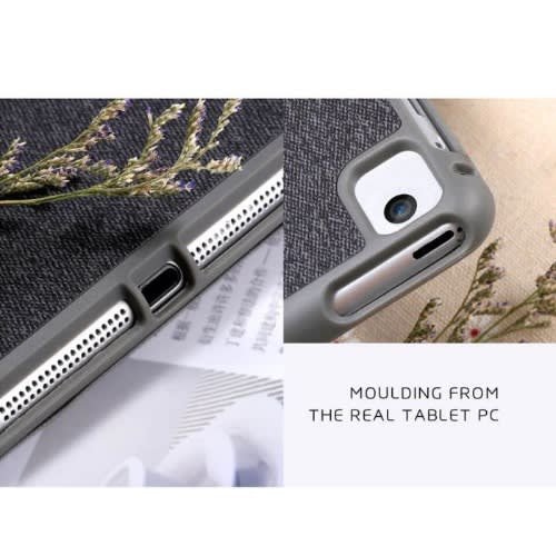 Pt-10 Chan Series Ipad Leather Case With Pencil Holder For Ipad 9.7