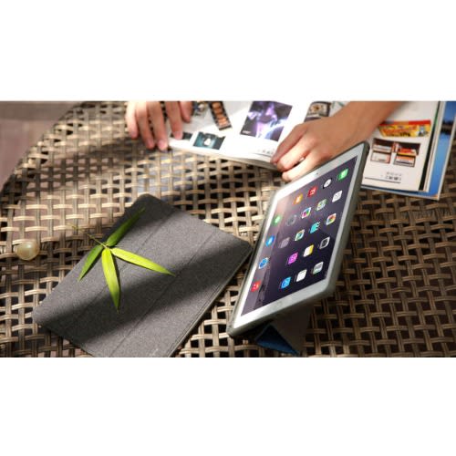 Pt-10 Chan Series Ipad Leather Case With Pencil Holder For Ipad 9.7