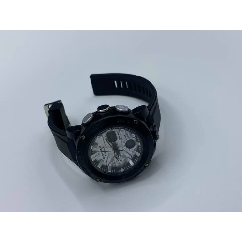 Double Timer Water Resistance Wrist Watch - Black
