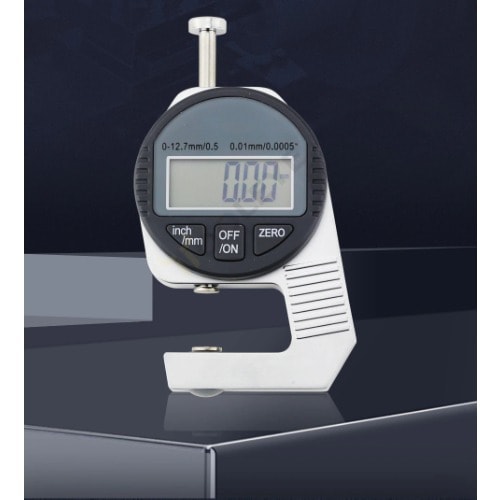 Electronic Digital - Lcd - Thickness Gauge Micrometer Micron Tester - 0.01 -12.7mm