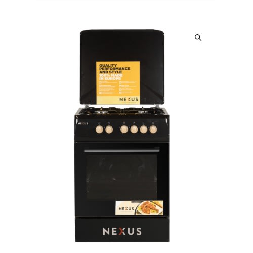 4-burner Gas Cooker Nx-6003(4 + 0) - 60x60cm - Black
