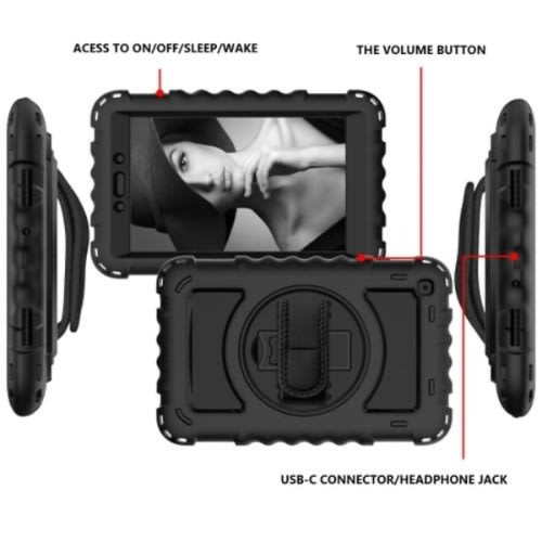 Rotation Shockproof Case For Samsung Galaxy Tap A8.0 2019 T-290-t295