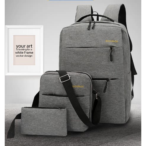 Authentic 3 In 1 Backpack With Usb Connector