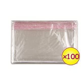Transparent Self  Adhesive Packaging Nylon Bag - 100 Pieces - Size 12 * 15