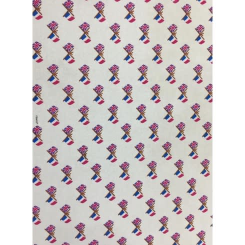 Fenico Flag Design Fabric - 1 Yard