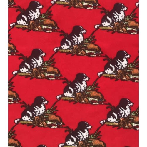 Fenico Sitting Dog Design Fabric - 1 Yard