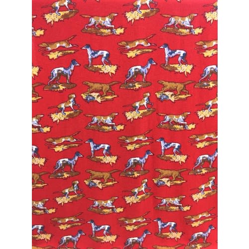 Fenico Running Dog Design Fabric - 1 Yard