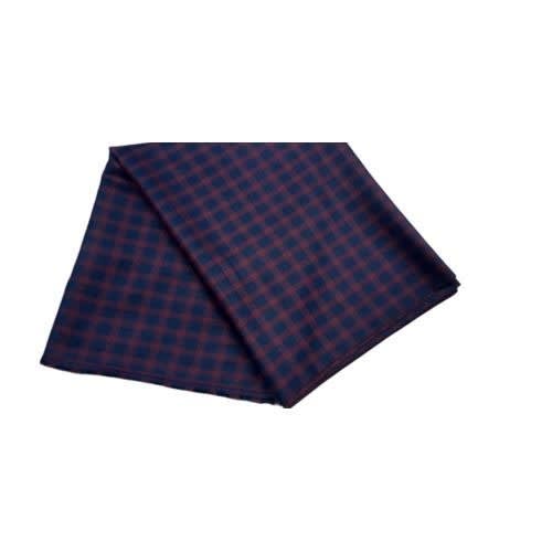 Blue & Wine Checkers/senator Material - 4 Yards