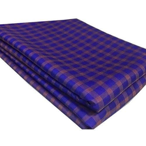 High Quality Checkers Material - Blue 4 Yards
