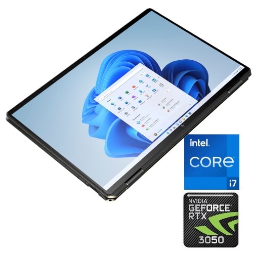 Spectre 16 X360 Core I7 - 16GB RAM - 512SSD Nvidia Rtx 3050 (4gb) -Touch/backlit -Win 11 - Black