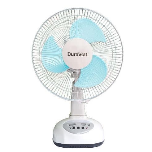 Rechargeable Fan With Solar Panel And Bulbs - 12W