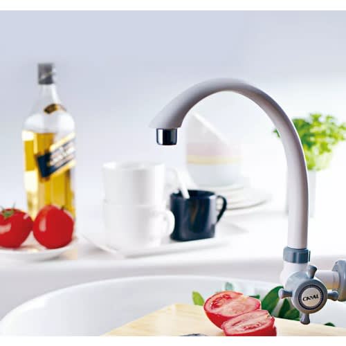 Plastic Abs Long Neck Kitchen Sink Faucet