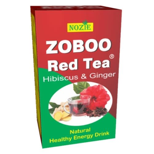 Red Zobo Tea Hibiscus And Ginger - 25 Teabags