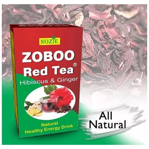 Red Zobo Tea Hibiscus And Ginger - 25 Teabags