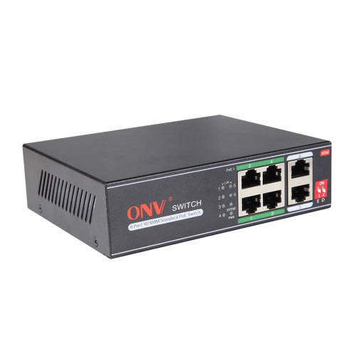 10/100m 6-port Ai Poe Switch
