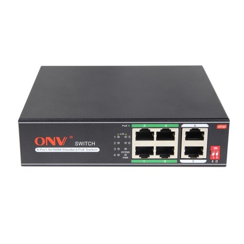 10/100m 6-port Ai Poe Switch