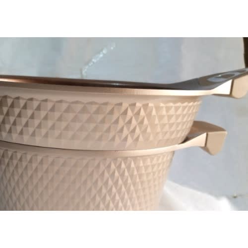 Non Stick Cookware Ceramic Coated Pots - 5 Sets