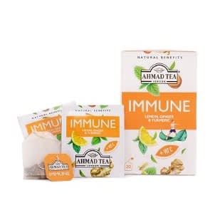 Lemon - Ginger & Turmeric "Immune" Infusion - 20 Foil Teabags