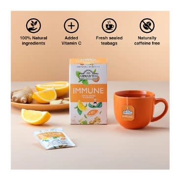 Lemon - Ginger & Turmeric "Immune" Infusion - 20 Foil Teabags