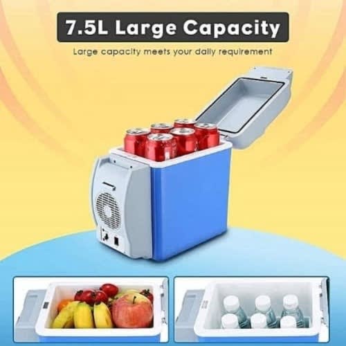 Mini Portable Car Refrigerator Camping Hot & Cooling Mini Fridge For Car
