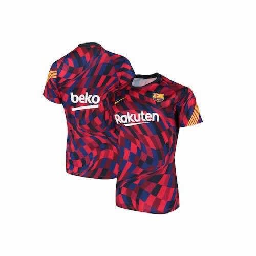 Official Barcelona Fc Training Jersey Camouflage