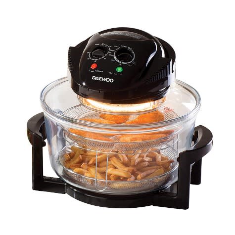 Daewoo Halogen Air Fryer With An Extension Ring- 60min Timer -Sda1032 - 17l -1300w