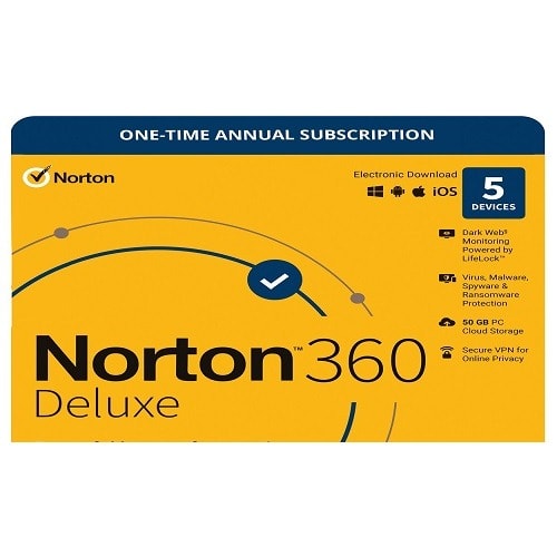 Norton 3.0 Deluxe - 5 Device - 1 Year