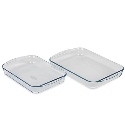 Glass Roaster Set - 2-piece