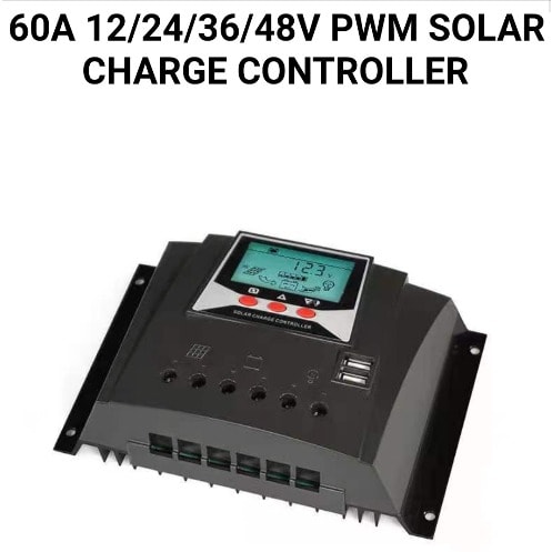 Pwm Solar Charge Controller 60a 12/24/36/48v