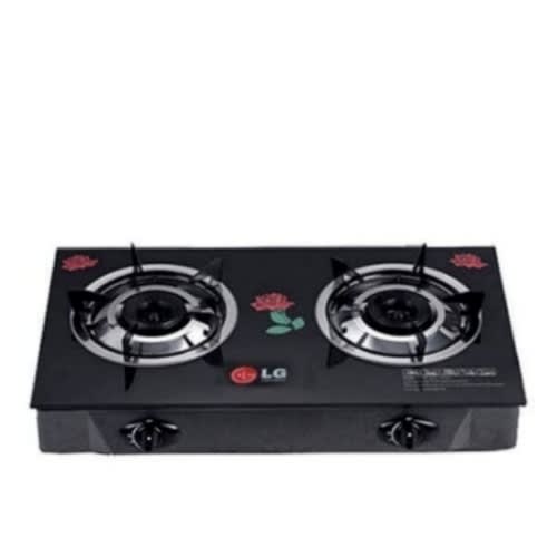 Table Top 2 Burner Glass Gas Cooker