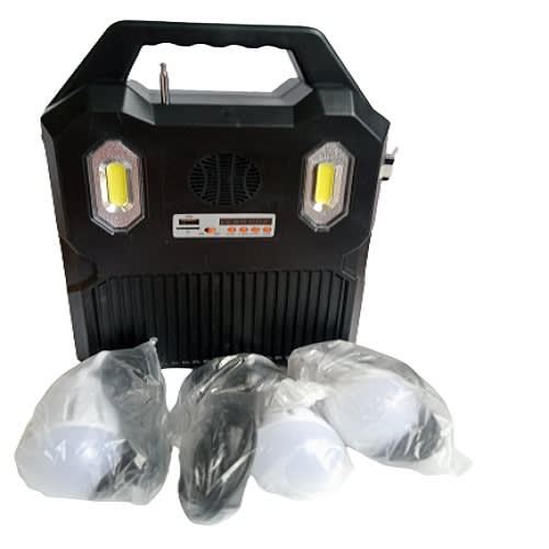 Dat Solar Lighting Kit With Phone Charger, Radio And Multimedia-audio Function