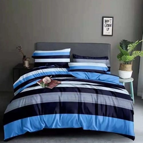 Bedsheet With Pillowcase- Blue
