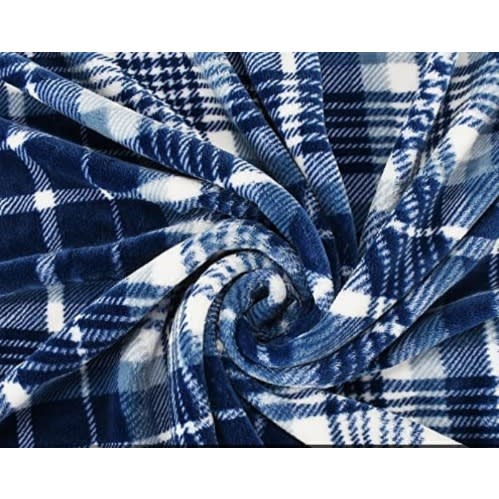 Cosy Fleece School Blanket  - Blue