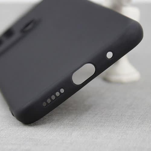 Matte Texture Back Cover Case For Xiaomi Redmi 10c - Black