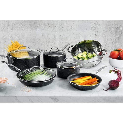 Stone Diamond Cookware & Bakeware Set - 20 Pcs