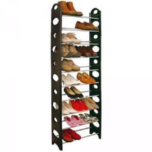 30 Pairs Stackable Shoe Rack