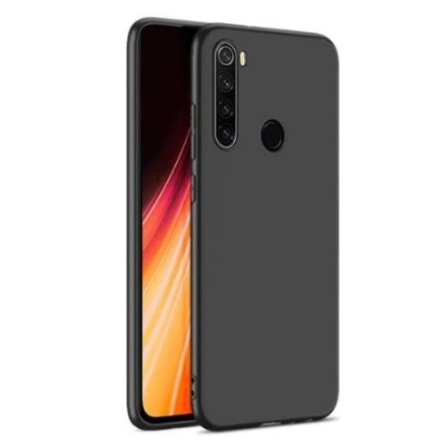 Silicone Back Case For Redmi Note 8 - Black