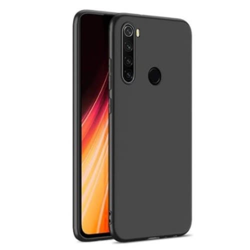 Silicone Back Case For Redmi Note 8 - Black