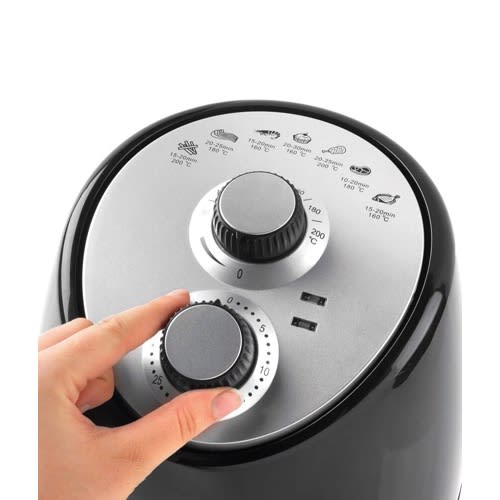 Compact 2l Hot Air Fryer With Removable Frying Rack - 1000w