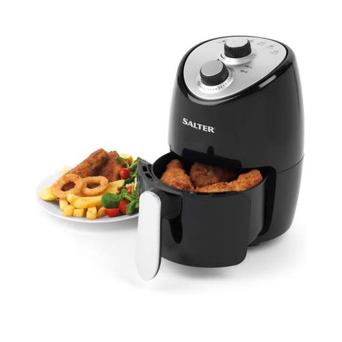 Compact 2l Hot Air Fryer With Removable Frying Rack - 1000w