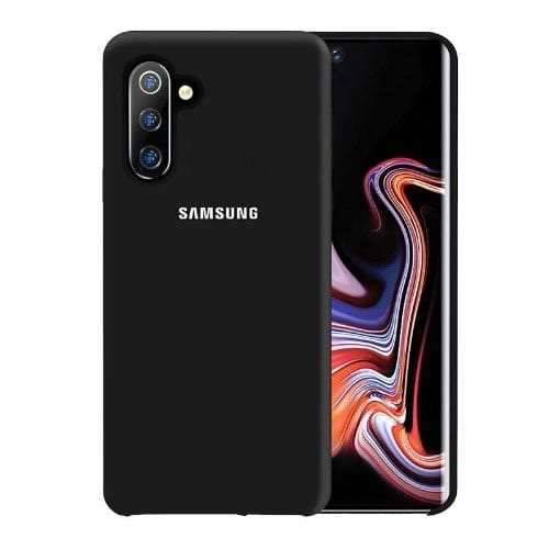Silicon Case For Samsung Galaxy Note 10- Black