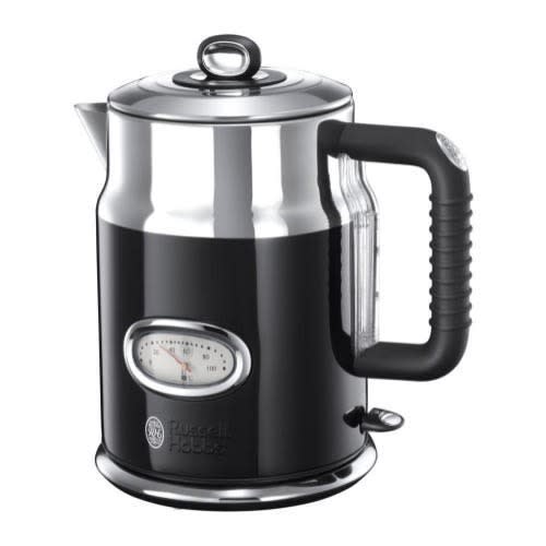 Noir Cordless Electric Jug Kettle - 2400W - Retro 1.7l