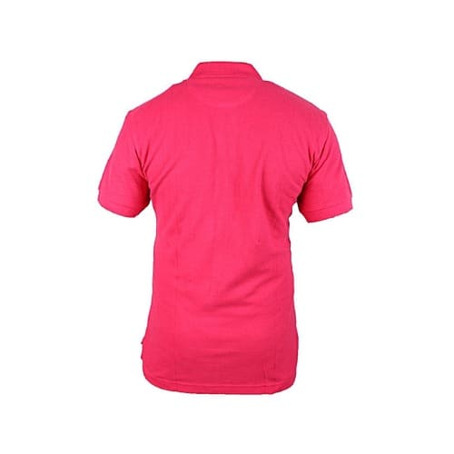 Pink Mesh Polo Top